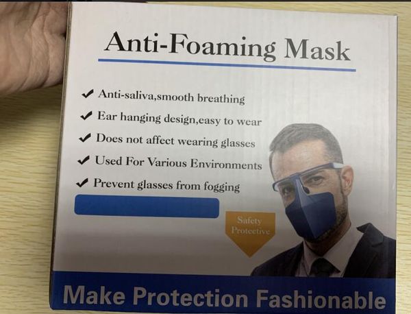 protection mouth mask anti foaming mask men women food grade pe fashionable face mask